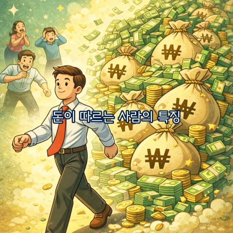 돈이 따르는 사람의 특징 : 네이버 블로그
