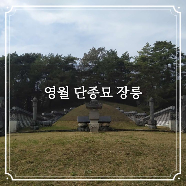 영월 어린 나이에 죽어야 했던 비운의 왕 단종이 묻힌 묘 장릉 가볼만한곳 : 네이버 블로그