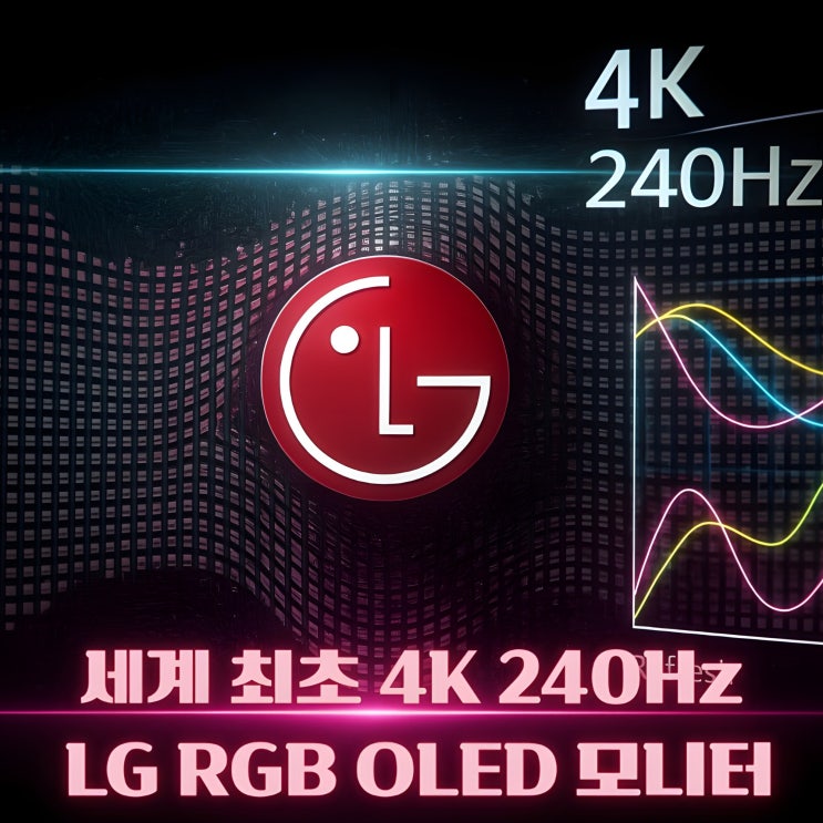 엘지디스플레이(LG Display) 27인치 4K 240Hz 알지비 스트라이프(RGB stripe) 올레드(OLED) 패널 ...