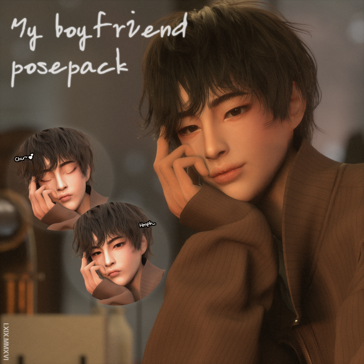 [심즈4 포즈] My boyfriend posepack : 네이버 블로그