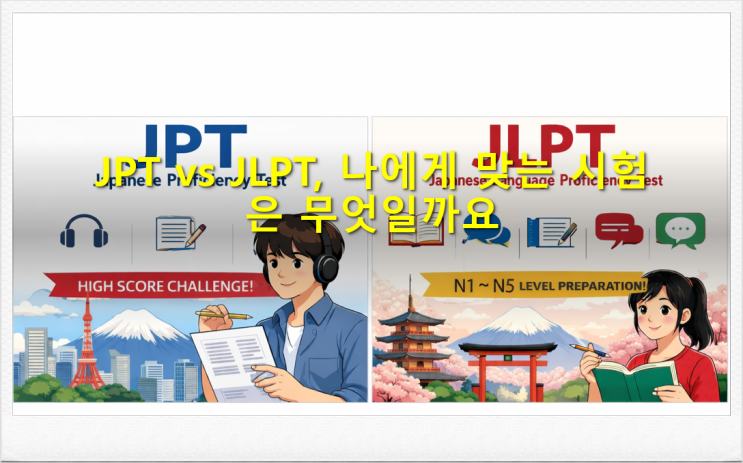 JPT vs JLPT, 나에게 맞는 시험은 무엇일까요 : 네이버 블로그