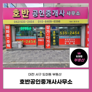 도마동 부동산, 재개발 중심에서 만나는 호반공인중개사사무소