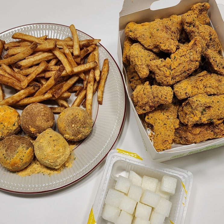 bhc치킨 메뉴 추천 뿌링클 치킨 사이드메뉴 뿌링치즈볼 : 네이버 블로그
