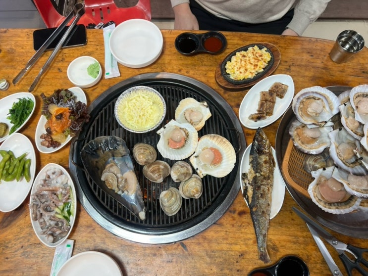인천 회 조개구이_푸짐한 스끼다시가 나오는 가성비 좋은 을왕리 조개구이 : 네이버 블로그