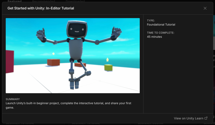 [Unity]2026년 강력 추천 유니티 튜토리얼 - Get Started With Unity : 네이버 블로그