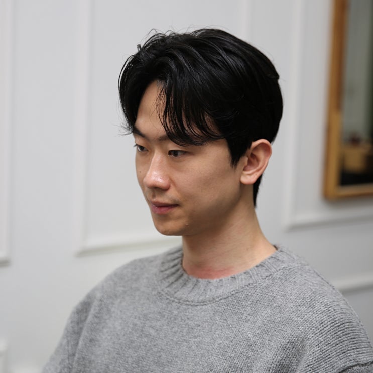 울산 남구 미용실 짧은 세미리프컷 남성 리프펌 후기 : 네이버 블로그