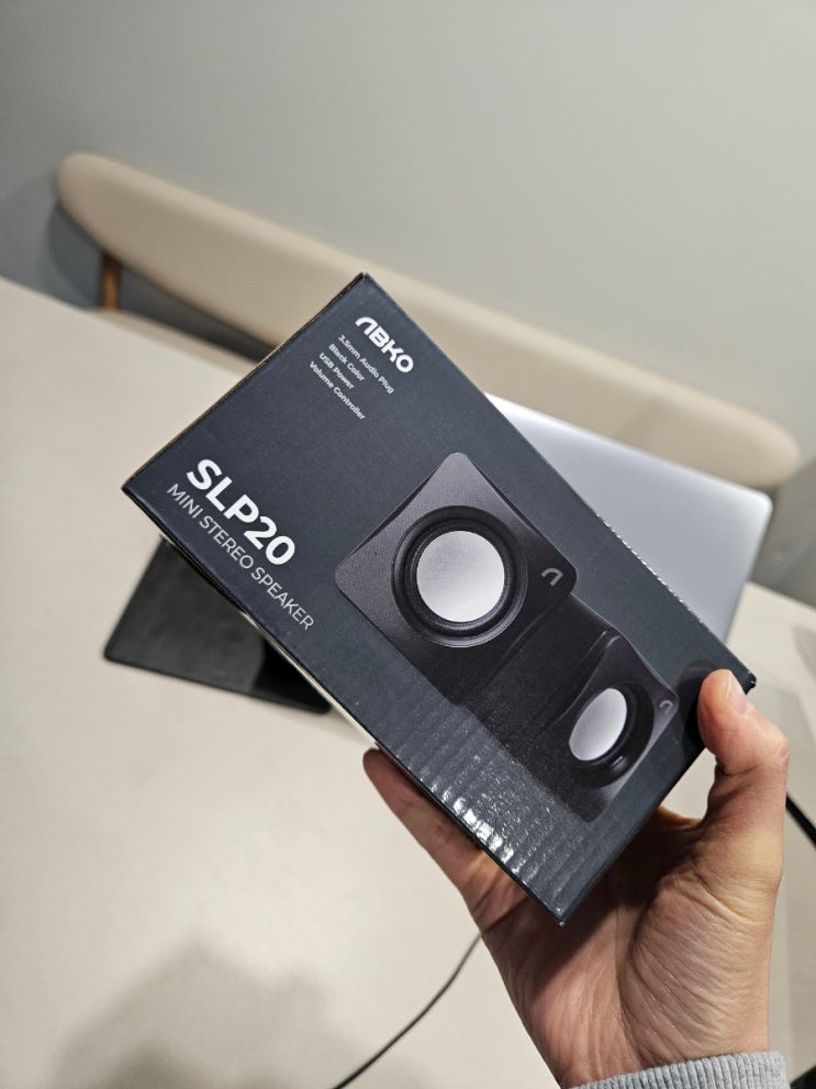 앱코 미니 스테레오 USB 스피커 SLP20 (내돈내산) : 네이버 블로그