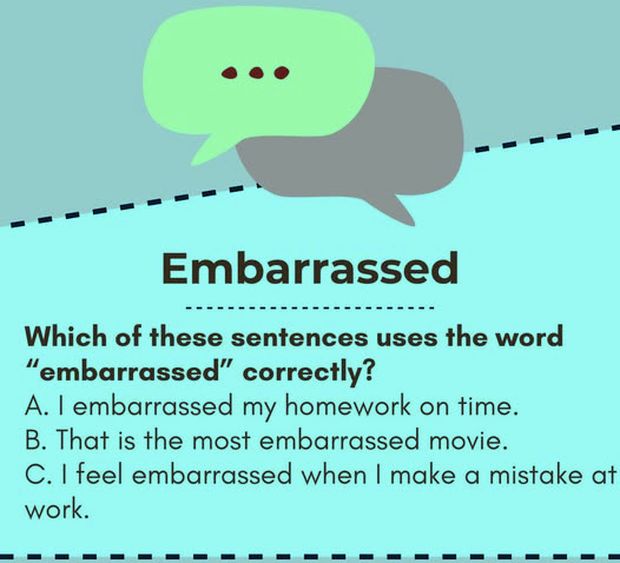 하루 한 표현, be embarrassed : 네이버 블로그