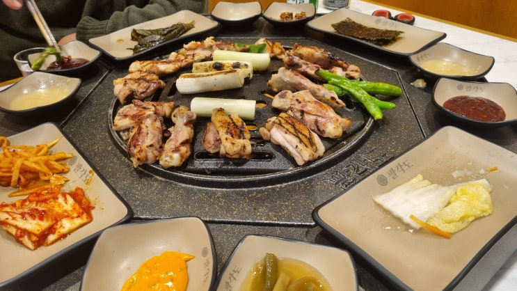단대오거리역 숯불 닭갈비 맛집 팔각도, 팔각팬의 특별한 구이 : 네이버 블로그