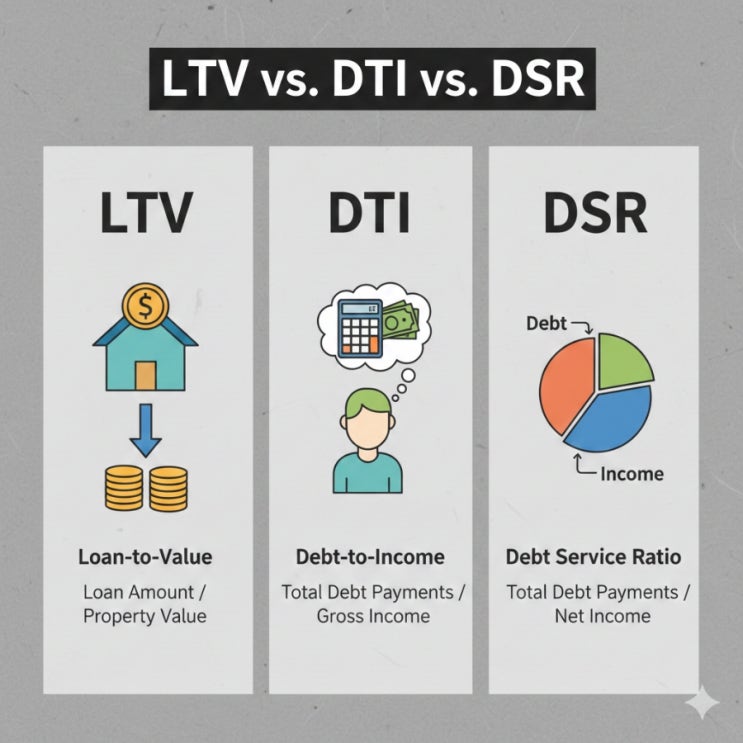 LTV vs DTI vs DSR, 이 세 개 헷갈리면 대출 한도가 반으로 줄어듭니다 : 네이버 블로그