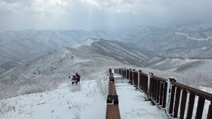 겨울산 첫 구경...계방산 : 네이버 블로그