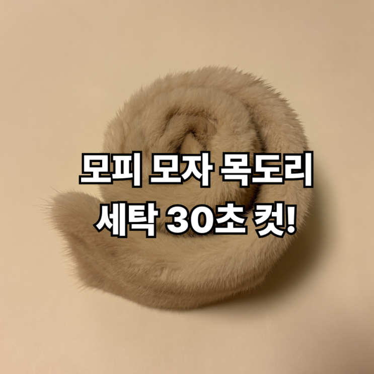 모피 모자 목도리 세탁하는 방법 : 네이버 블로그