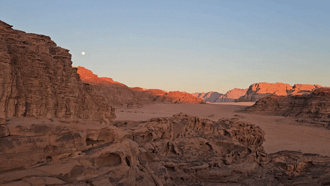 와디럼(Wadi Rum), 붉은 사막의 낮과 밤 : 네이버 블로그