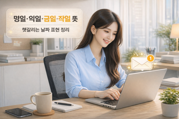 명일 익일 작일 금일 뜻｜헷갈리는 날짜 표현 완벽정리 : 네이버 블로그
