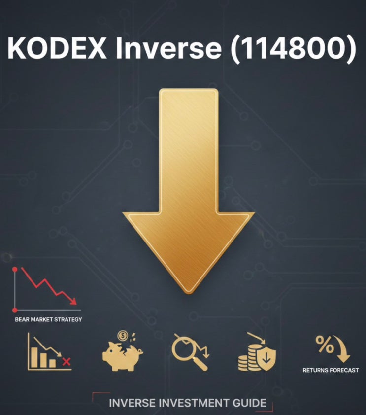 Kodex 인버스 ETF(114800), 코스피 하락, 주가, 배당금, 분배금, 세금, 주가 폭락, 하락장 매매 전략, 전망 ...