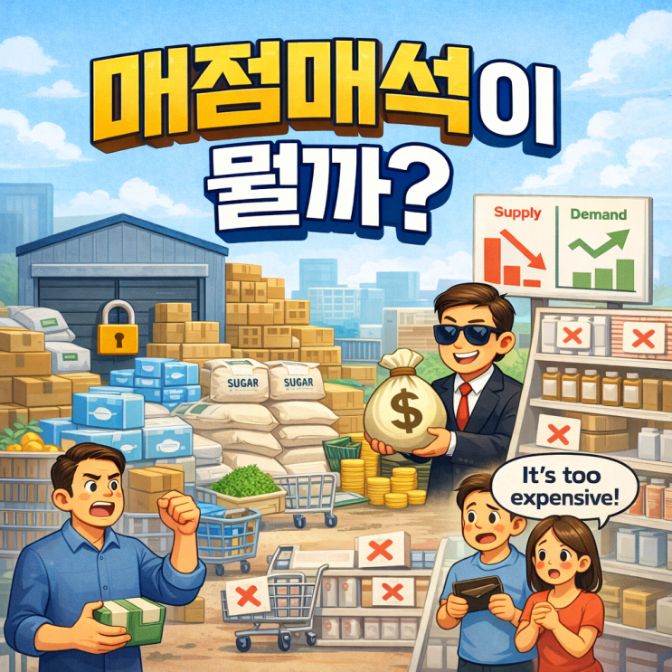 매점매석 뜻이 뭘까? (쉽게 설명) : 네이버 블로그