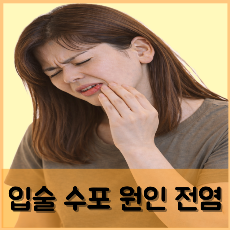 입술 수포 원인 전염 연고 치료 : 네이버 블로그