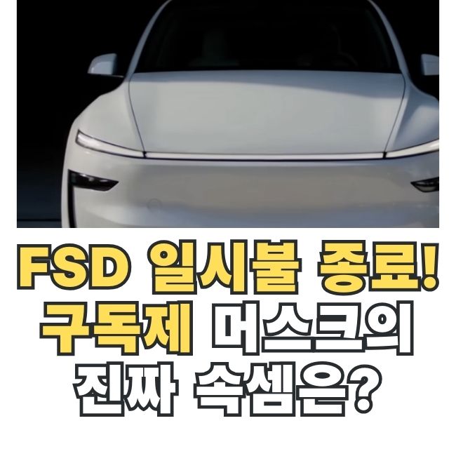 테슬라 FSD 구독제 전환과 일론 머스크의 미래 비전 : 네이버 블로그