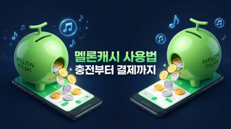 멜론캐시 사용방법 및 충전부터 이용권 결제까지 완벽 가이드 (Melon Cash) : 네이버 블로그
