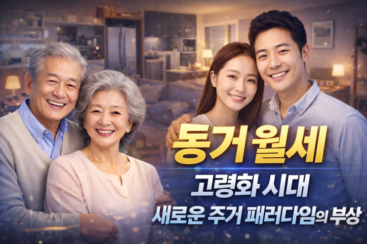 동거 월세, 고령화 시대 새로운 주거 패러다임의 부상 : 네이버 블로그
