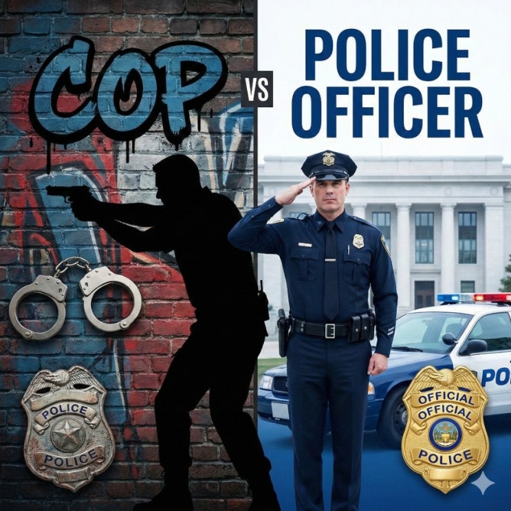 Cop VS. Police Officer 차이는? Detective Undercover 윤설 엄마표 교육 : 네이버 블로그