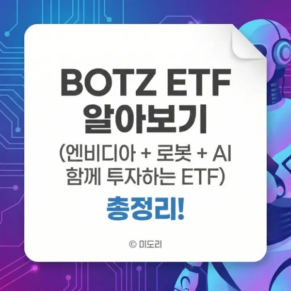 BOTZ ETF 알아보기 (엔비디아 + 로봇 + AI 함께 투자하는 ETF) : 네이버 블로그