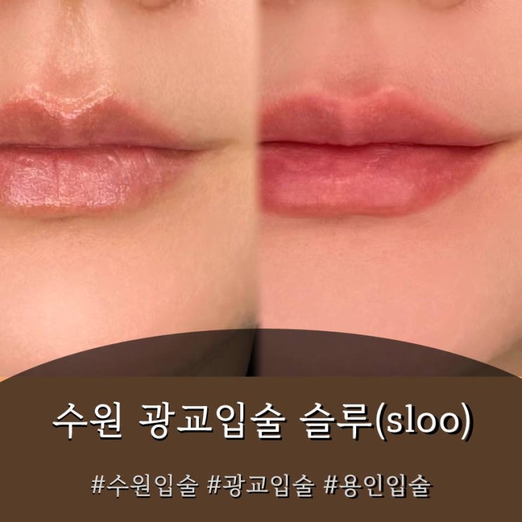 광교입술 메이크업 슬루(sloo) 오버립, 틴트립 후기 : 네이버 블로그