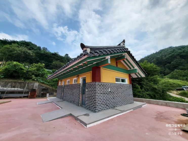 사찰 해우소 단청 : 절 화장실단청, 사찰해우소단청, 긋기단청 : 네이버 블로그