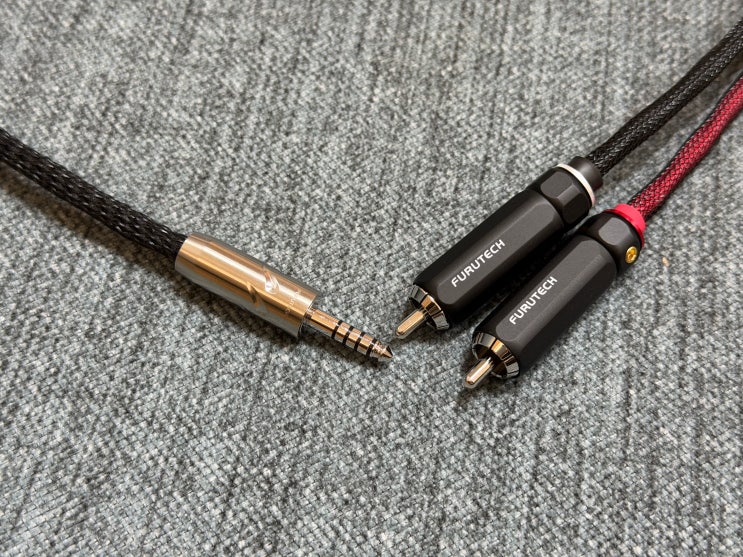 밀스펙 4.4mm 4.4 to rca Y케이블 : 네이버 블로그