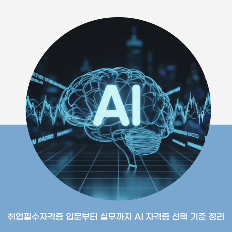 취업필수자격증 입문부터 실무까지 AI 자격증 선택 기준 정리 : 네이버 블로그