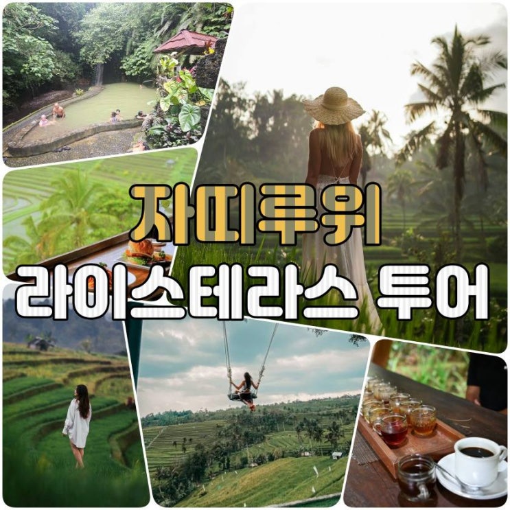 자띠루위 라이스테라스 투어 | 소프트 트레킹 & 앙사리 자연온천 힐....