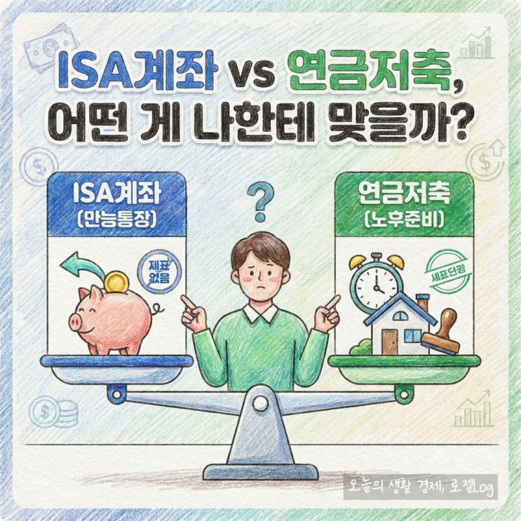 ISA계좌 vs 연금저축, 어떤 게 나한테 맞을까? : 네이버 블로그