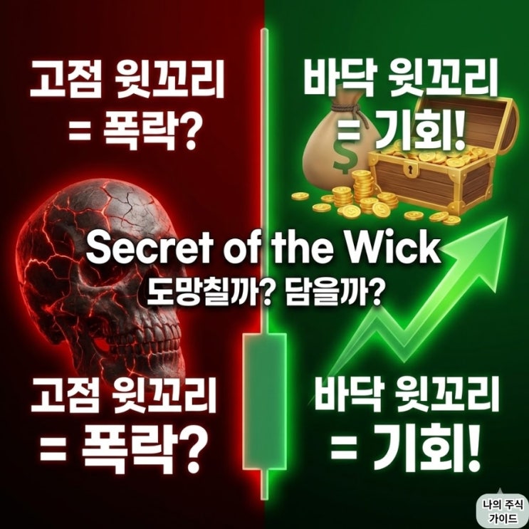 [주식 차트 강의] 급등주 '윗꼬리'만 보면 가슴이 철렁? 이것만 확인하면 '세력의 의도'가 보입니다. : 네이버 블로그