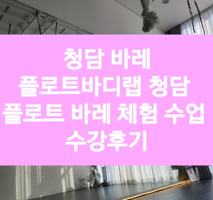 [청담 바레]플로트바디랩 청담 플로트 바레 수강후기 : 네이버 블로그