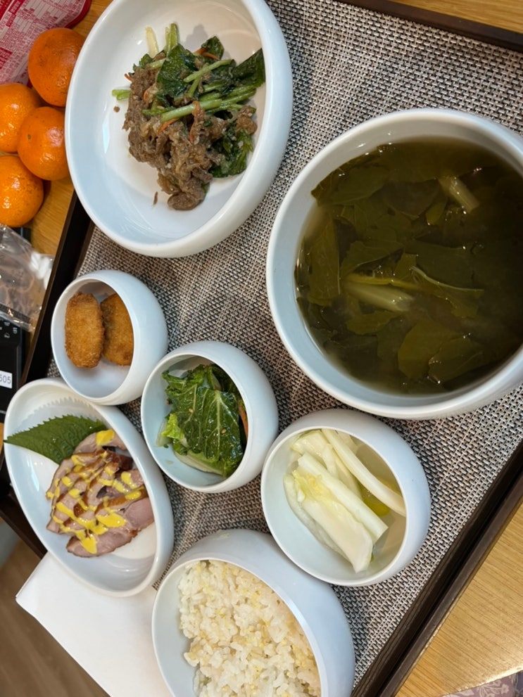 식단,한식,산모식사,미역국