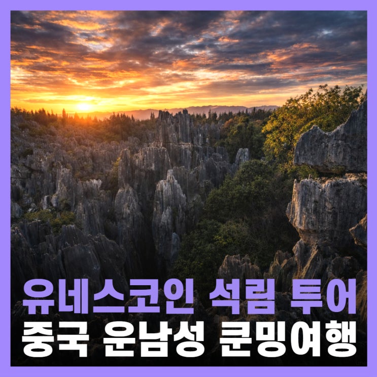 중국 여행지 추천 운남성 쿤밍 관광지 석림 투어 : 네이버 블로그