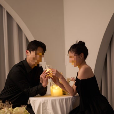 studio 13- 플로우 스튜디오 2층 촛불 테이블 촬영 후기