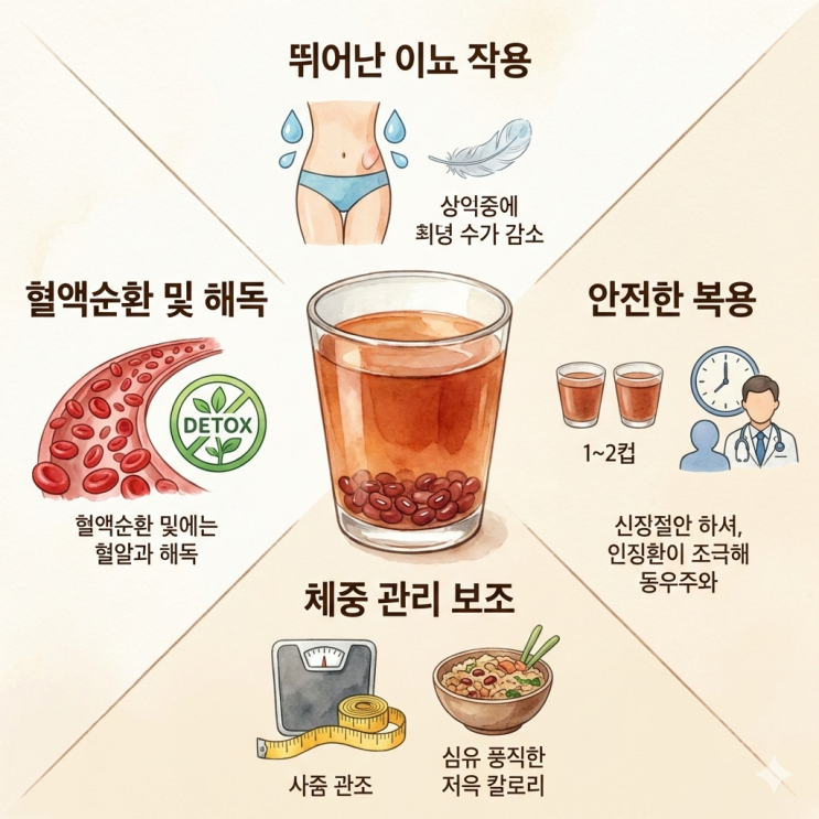 팥물 한 잔으로 바뀌는 내 몸? 팥물 효능과 복용법 : 네이버 블로그