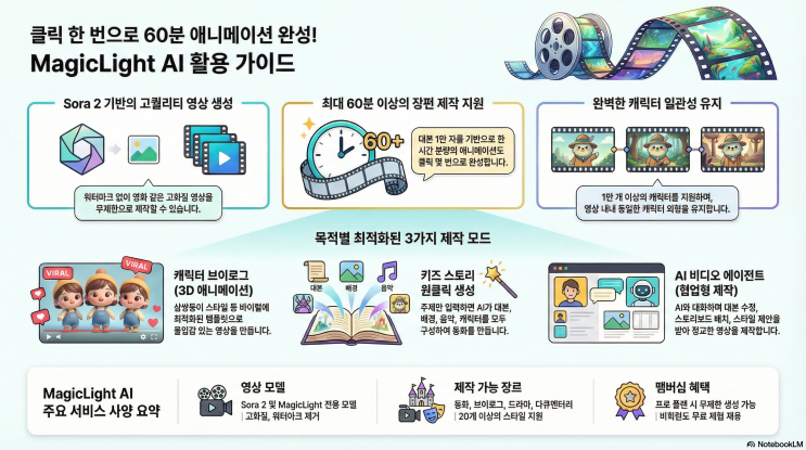 🎬 클릭 한 번으로 60분 애니메이션 완성! MagicLight AI 활용 가이드 : 네이버 블로그