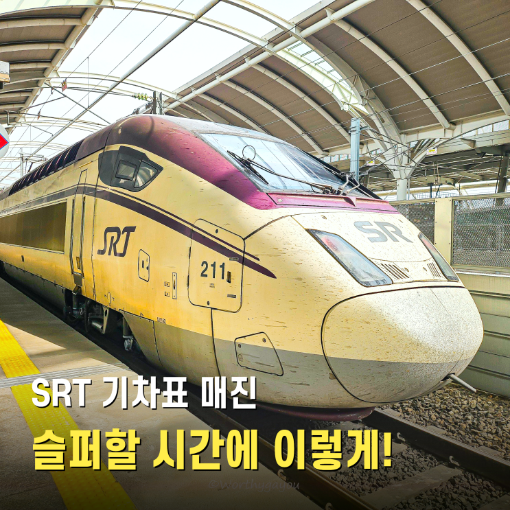 수서역 SRT 매진 기차표 예매 꿀팁 국내기차여행 : 네이버 블로그