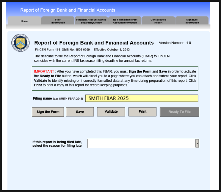 공포의 미국 세금보고 시즌- FBAR 작성방법(2025 Tax Season) - Individual Filing : 네이버 블로그