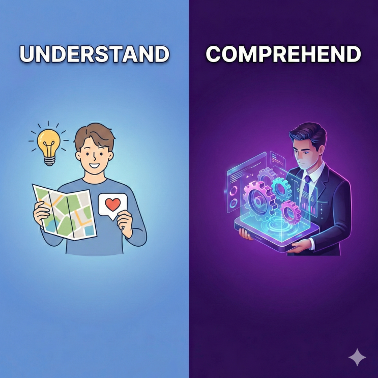 comprehend와 understand, ‘이해하다’ 하나로 퉁치고 계세요? : 네이버 블로그