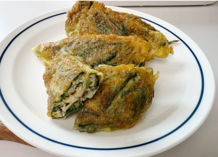 향긋한 깻잎향이 폴폴 맛있는 깻잎전 만들기 : 네이버 블로그
