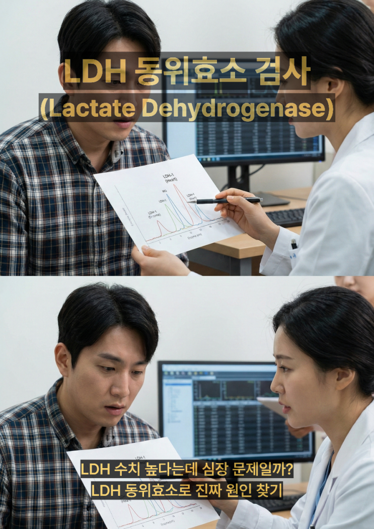 LDH(Lactate Dehydrogenase) 검사 _ LDH 수치 높다는데 심장 문제일까? LDH 동위효소로 진짜 원인 찾기 ...