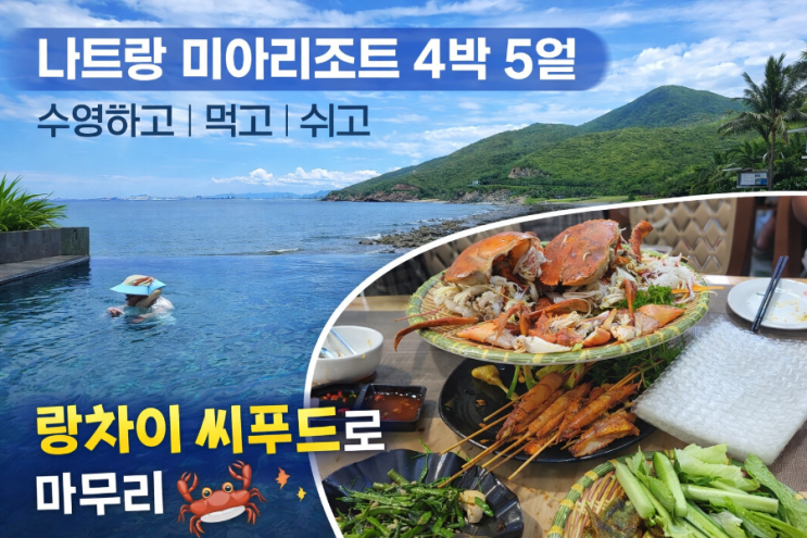 🌴 4박 5일 나트랑 여행 나트랑 맛집 마지막 이야기 잘 먹고 잘 쉬다 갑니다 🦀 ep3 : 네이버 블로그