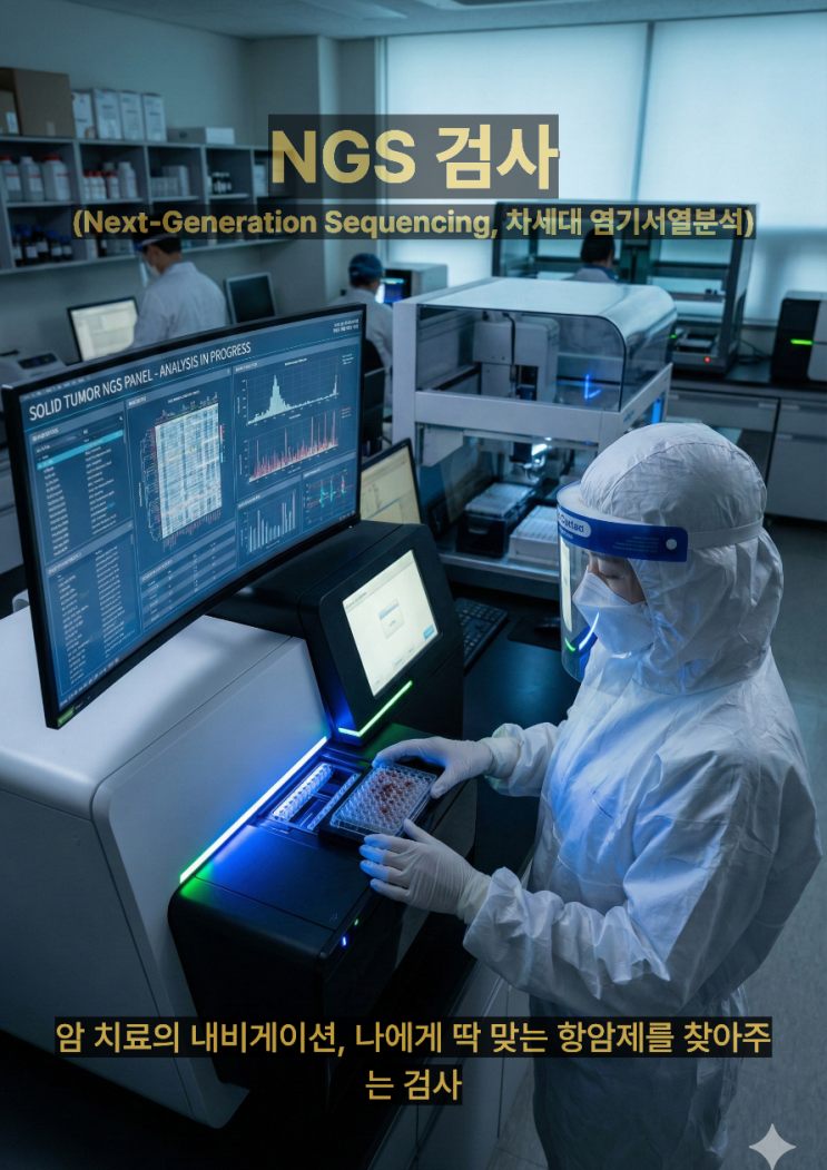NGS 검사(Next-Generation Sequencing, 차세대 염기서열분석) _암 치료의 내비게이션, 나에게 딱 맞는 ...