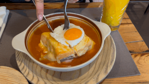 포르투 프란세지냐 맛집 Brasão Aliados 브라상 알리아도스