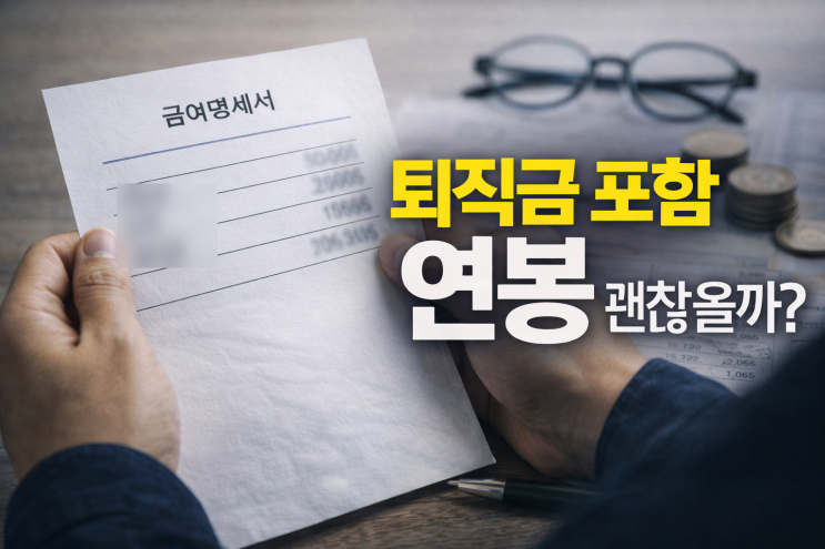 “퇴직금 포함 연봉” 정말 괜찮을까? : 네이버 블로그