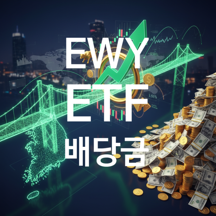 EWY ETF 배당금, 예금 이자의 몇배라는 놀라운 사실! (미장에서 한국에 투자하면서 월급 받기 -iShares MSCI ...