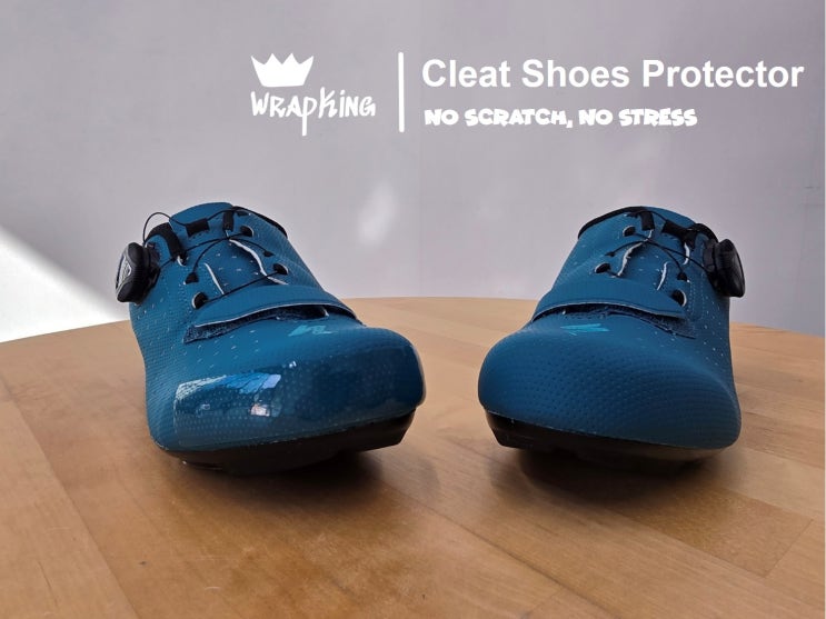 랩킹, 클릿 슈즈 보호필름(Cleat Shoes Protector) 스크래치 테스트 | 클릿 슈즈도 랩킹의 클릿 슈즈 보호 ...